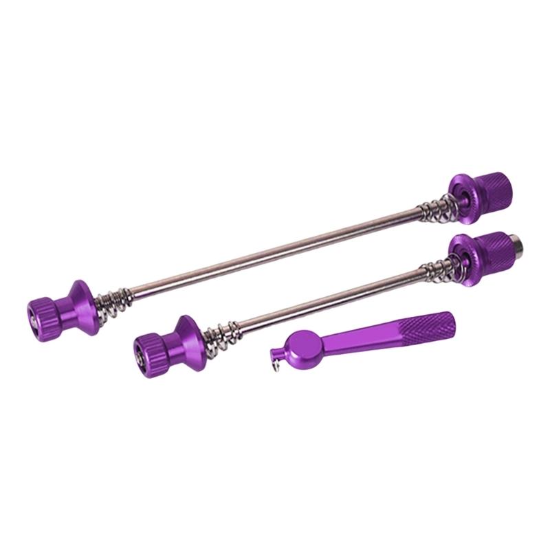 High Strengths Steel Axles Quickly Release Skewer Anti Thefts Locking Compatibility with Most Bicycles Hubs
High Strengths Steel Axles Quickly Release Skewer Anti Thefts Locking Compatibility with Most Bicycles Hubs