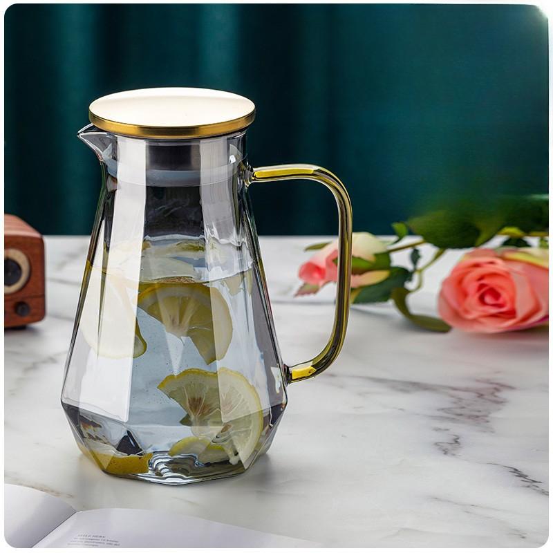Кувшин для холодной воды из боросиликатного стекла Бриллиант большой емкости, жаростойкий стеклянный кувшин для холодной воды, крышка из нержавеющей стали, кувшин для сока 1500ml
Кувшин для холодной воды из боросиликатного стекла Бриллиант большой емкости, жаростойкий стеклянный кувшин для холодной воды, крышка из нержавеющей стали, кувшин для сока 1500ml