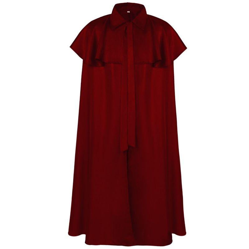 Medieval Hooded Coat Gothic Trench Coat Halloween Devil Wizard Death Cloak Robe Cape Death Cloak Red XL
Medieval Hooded Coat Gothic Trench Coat Halloween Devil Wizard Death Cloak Robe Cape Death Cloak Red XL