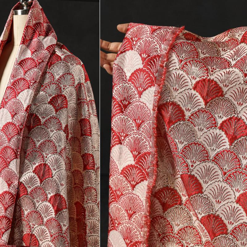 Red/Blue Chinese Style Fan Scale Jacquard Textured Fabric Metallic Sheen for Sewing Skirts Blazers Fashion Designer Material 100x145cm красный
Red/Blue Chinese Style Fan Scale Jacquard Textured Fabric Metallic Sheen for Sewing Skirts Blazers Fashion Designer Material 100x145cm красный