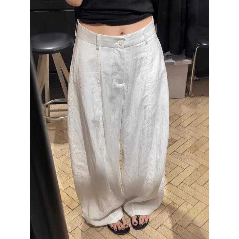 White Tencel Quick-Dry Workwear Wide-Leg Pants - Spring 2026 Lightweight, Breathable, High-Waisted, Slimming Casual Pants. Extra Large белый
White Tencel Quick-Dry Workwear Wide-Leg Pants - Spring 2026 Lightweight, Breathable, High-Waisted, Slimming Casual Pants. Extra Large белый