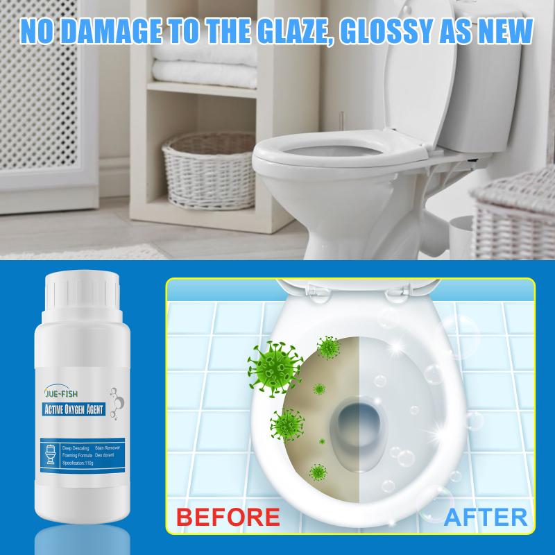 Toilet Active Oxygen Agent Versatile Toilet Cleaning Agent Deep Cleaning For Toilet Descaling Decontaminat 1pcs
Toilet Active Oxygen Agent Versatile Toilet Cleaning Agent Deep Cleaning For Toilet Descaling Decontaminat 1pcs