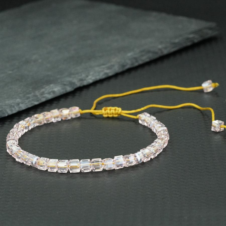Polyhedron Crystal Bracelet For Women Handmade Braided Adjustable String Charm Braslet 4 Colors Casual Accessories Gift For Her Adjustable розовый
Polyhedron Crystal Bracelet For Women Handmade Braided Adjustable String Charm Braslet 4 Colors Casual Accessories Gift For Her Adjustable розовый