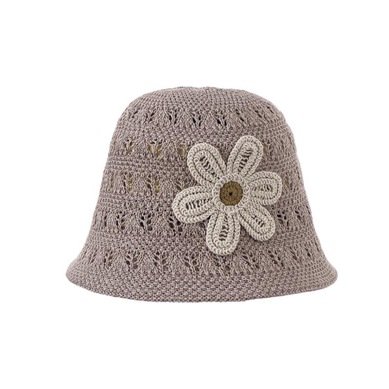 Women s Hollow Out Crochet Bucket Hat 3D Flower Decor Summer Breathable Sun Hat for Ladies Daily Vacation Beach Wear 54-58 кавовий
Women s Hollow Out Crochet Bucket Hat 3D Flower Decor Summer Breathable Sun Hat for Ladies Daily Vacation Beach Wear 54-58 кавовий