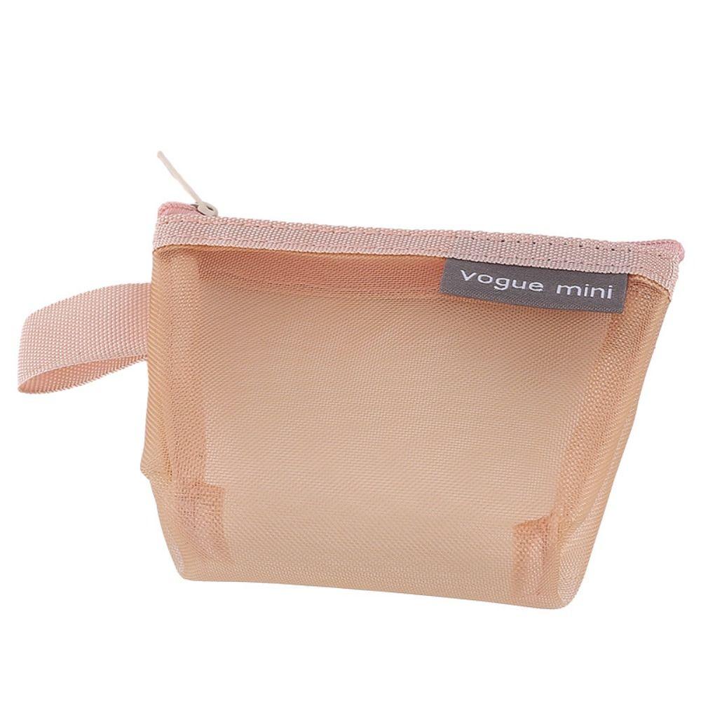 Makeup Bag Transparent Mesh Storage Bag Nylon Cosmetic Bag Portable Mini Coin Purse Men хаки
Makeup Bag Transparent Mesh Storage Bag Nylon Cosmetic Bag Portable Mini Coin Purse Men хаки