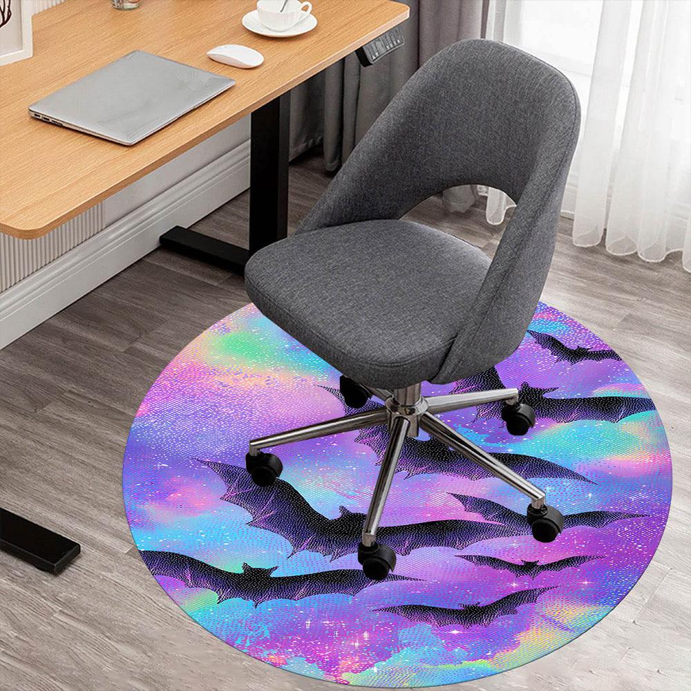1pc Bat Galaxy Round Chair mat Area Rug - Non-Slip, Floor Mat for Office, Bedroom, home decor Christmas Gift-1002345 80cm
1pc Bat Galaxy Round Chair mat Area Rug - Non-Slip, Floor Mat for Office, Bedroom, home decor Christmas Gift-1002345 80cm