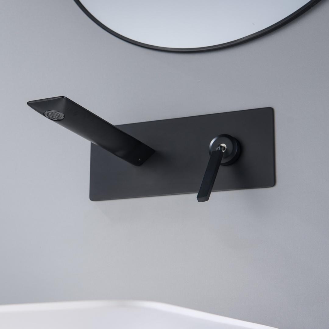 Grey Bathroom Basin Faucet Wall Mounted Brushed Gold Bathroom Faucet Black Sink Mixer Brass Unique Design hot cold Sink Tap чёрный
Grey Bathroom Basin Faucet Wall Mounted Brushed Gold Bathroom Faucet Black Sink Mixer Brass Unique Design hot cold Sink Tap чёрный