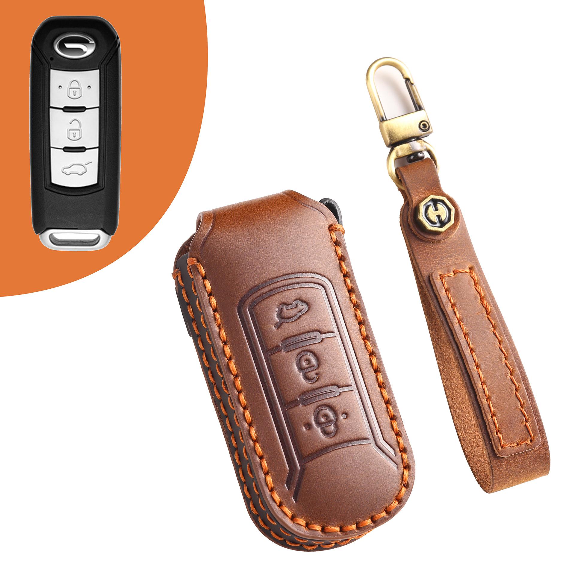 Suitable for Trumpchi old gs4 key case leather 15 16 ga6 gs5 one-click start smart key case коричневый
Suitable for Trumpchi old gs4 key case leather 15 16 ga6 gs5 one-click start smart key case коричневый