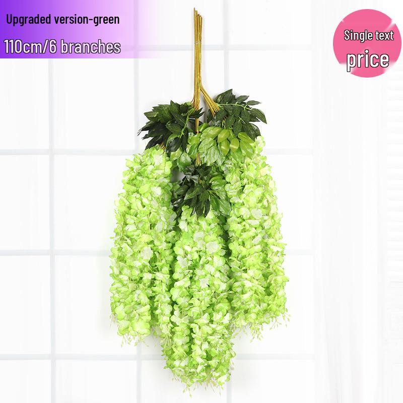 Artificial Wisteria Vine with Green Leaves for Wedding and Home Decor
Artificial Wisteria Vine with Green Leaves for Wedding and Home Decor