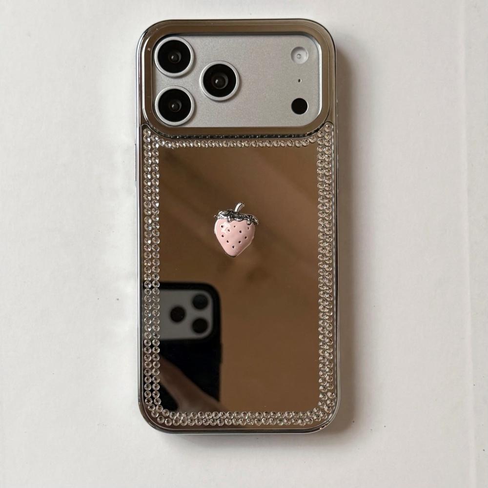 Premium three-dimensional flash diamond flower strawberry mirror shell is suitable for Apple mobile phone case iphone15 new women s creative anti-drop iPhone 14
Premium three-dimensional flash diamond flower strawberry mirror shell is suitable for Apple mobile phone case iphone15 new women s creative anti-drop iPhone 14