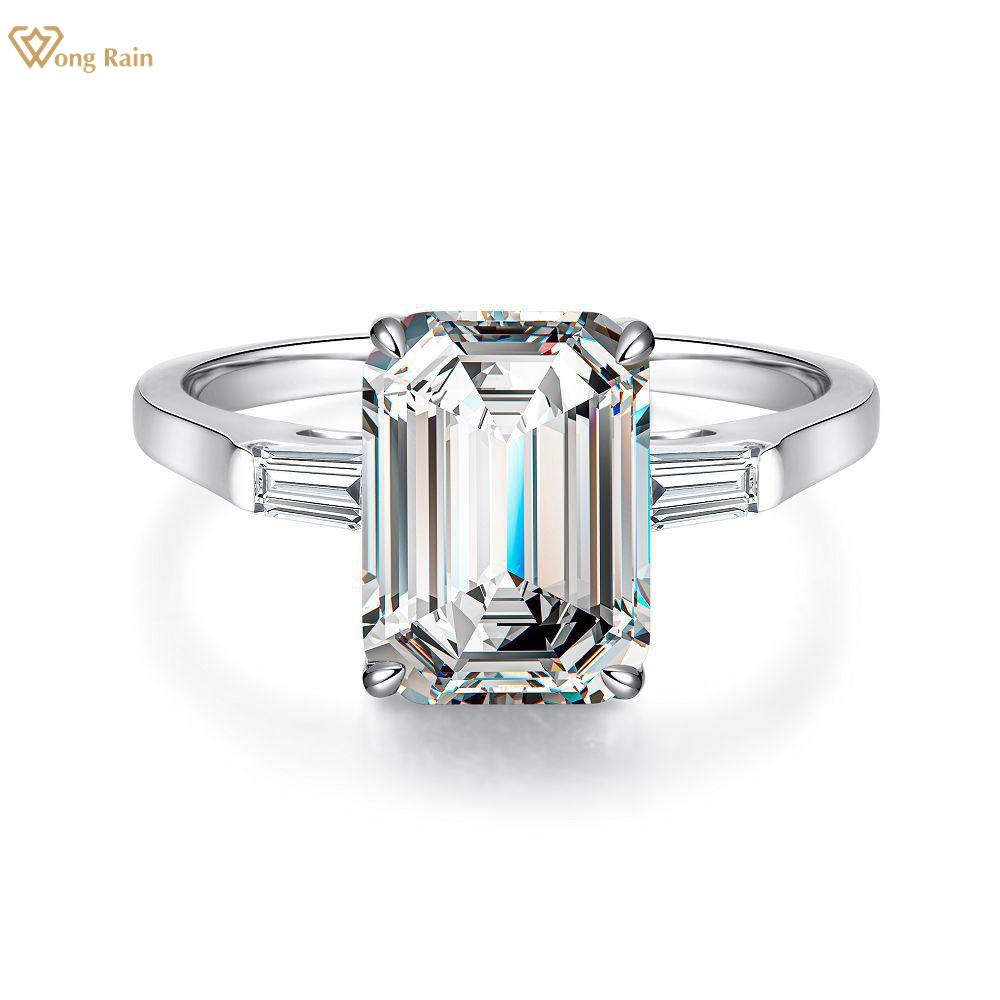 Wong Rain Solid из стерлингового серебра 925 пробы изумрудной огранки 5 CT AAAAA с цирконами и драгоценными камнями, кольцо для пары, ювелирные изделия, свадебное обручальное кольцо для женщин US 6 белый
Wong Rain Solid из стерлингового серебра 925 пробы изумрудной огранки 5 CT AAAAA с цирконами и драгоценными камнями, кольцо для пары, ювелирные изделия, свадебное обручальное кольцо для женщин US 6 белый