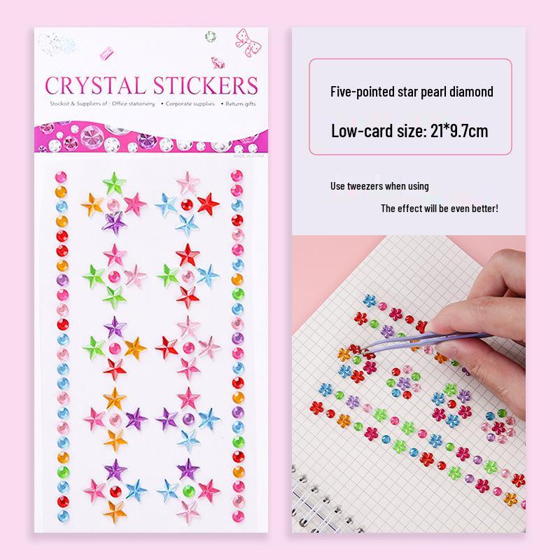 Girls Handmade 3D Diamond & Acrylic Crystal Stickers for Reward & Decoration.
Girls Handmade 3D Diamond & Acrylic Crystal Stickers for Reward & Decoration.