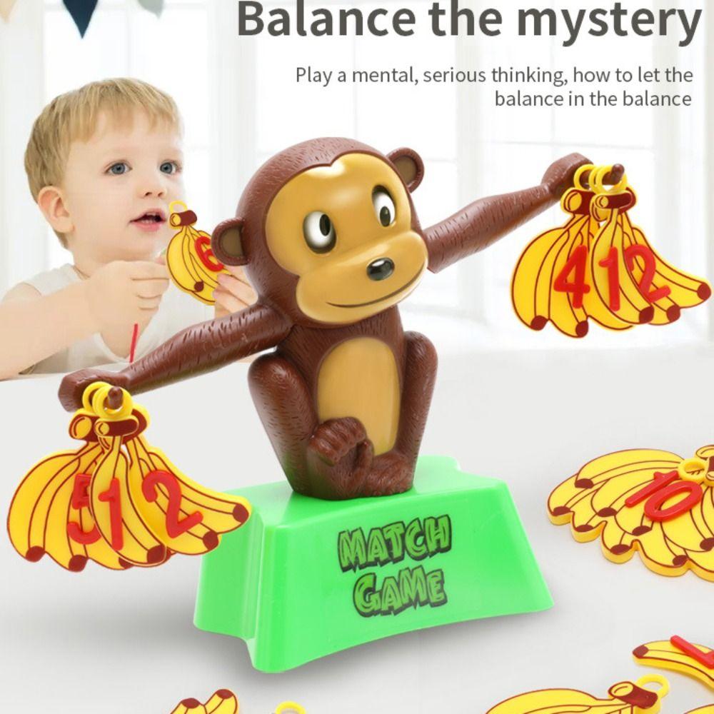 Interactive Montessori Math Balance Toy Learning Banana Monkey Math Game Kindergarten жовтий
Interactive Montessori Math Balance Toy Learning Banana Monkey Math Game Kindergarten жовтий