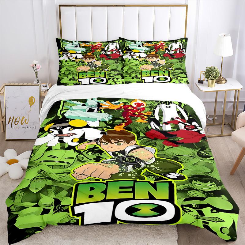 3pcs bedding set Ben 10 Aliens Includes 1 Comforter + 2 Pillowcases, Without Pillow Inserts, Soft Comfortable,a0910252 240x220cm
3pcs bedding set Ben 10 Aliens Includes 1 Comforter + 2 Pillowcases, Without Pillow Inserts, Soft Comfortable,a0910252 240x220cm