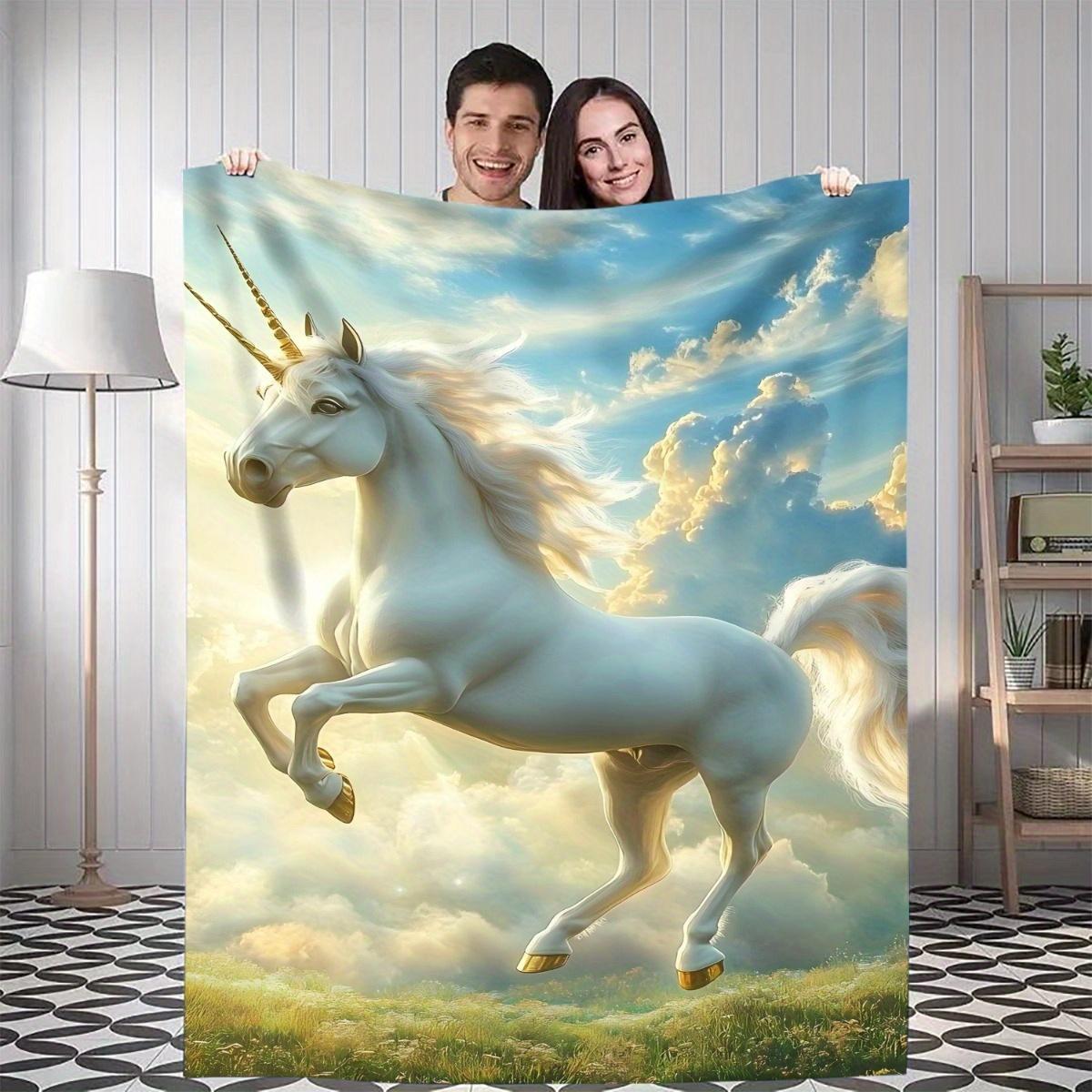 1pc Unicorn Digital Printed Design Blanket - All-Season Soft Flannel Throw with Vibrant Unicorn & Starry Sky Pattern, Mixed Colo 75x90cm28x35in
1pc Unicorn Digital Printed Design Blanket - All-Season Soft Flannel Throw with Vibrant Unicorn & Starry Sky Pattern, Mixed Colo 75x90cm28x35in