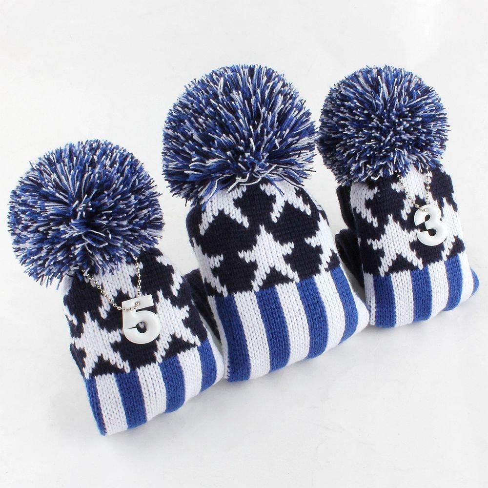 NEW Stars and Stripes Pattern USA Hand-knitted Golf Head Cover for 1#3#5# with Pendant BlueRed (Blue)
NEW Stars and Stripes Pattern USA Hand-knitted Golf Head Cover for 1#3#5# with Pendant BlueRed (Blue)