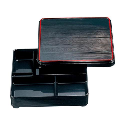 Fukui Craft 8-inch Square Hegime Bento Box, Black with Red Interior and Black Lid, 23213755
Fukui Craft 8-inch Square Hegime Bento Box, Black with Red Interior and Black Lid, 23213755