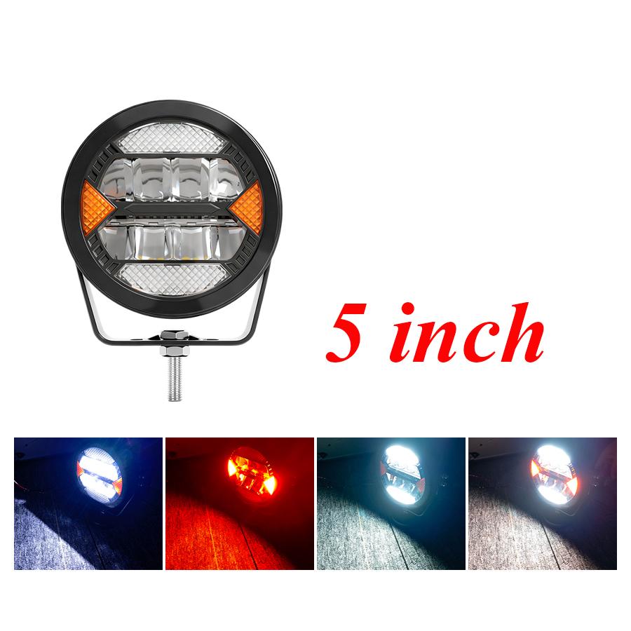 5/7 inch Round Driving Light Red LED Offroad Work Light Bar Focusing Spot Flood Combo Beam Ditch Light Universal for Car SUV 5 inch
5/7 inch Round Driving Light Red LED Offroad Work Light Bar Focusing Spot Flood Combo Beam Ditch Light Universal for Car SUV 5 inch