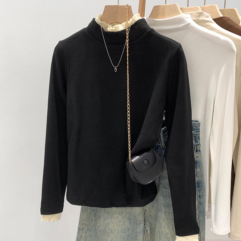 Women s Fleece-Lined Slim Fit Half-High Collar Top - Stylish Autumn/Winter Innerwear XXL
Women s Fleece-Lined Slim Fit Half-High Collar Top - Stylish Autumn/Winter Innerwear XXL