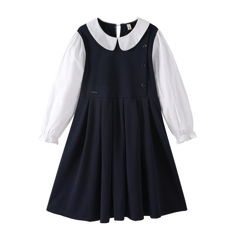 Girls Fashionable Dress for Spring and Autumn, Children s Long-sleeved Princess-style Dress 160cm темно-синього кольору
Girls Fashionable Dress for Spring and Autumn, Children s Long-sleeved Princess-style Dress 160cm темно-синього кольору