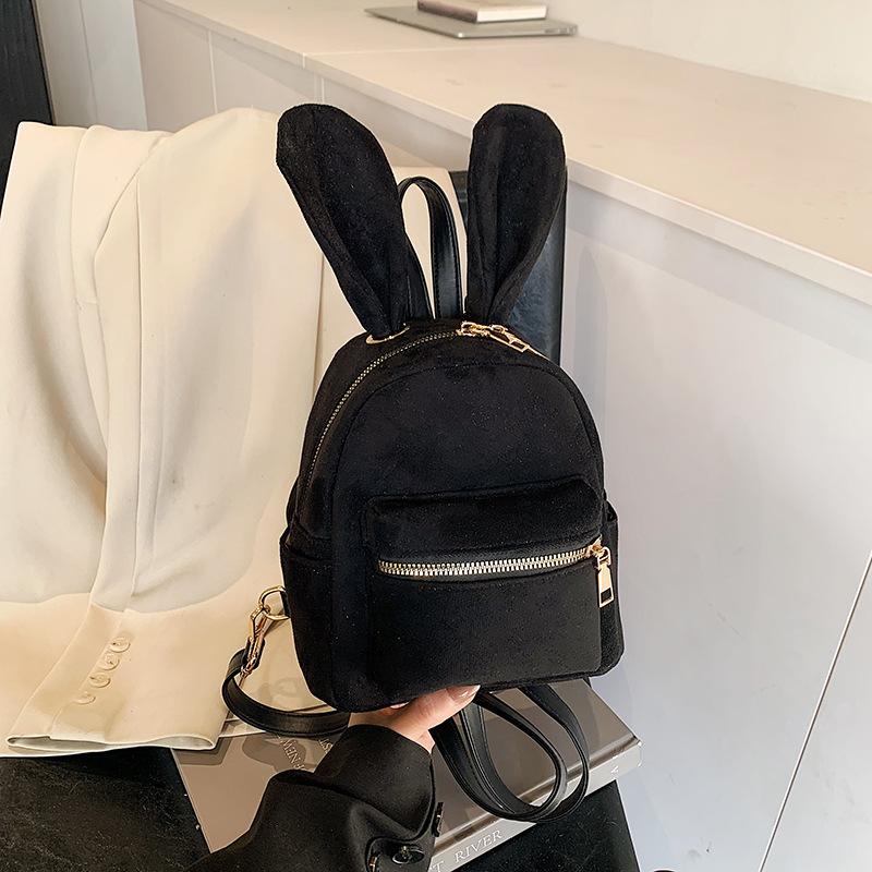 Retro matte cartoon backpack women s fashion niche cute rabbit ears casual versatile mini backpack
Retro matte cartoon backpack women s fashion niche cute rabbit ears casual versatile mini backpack