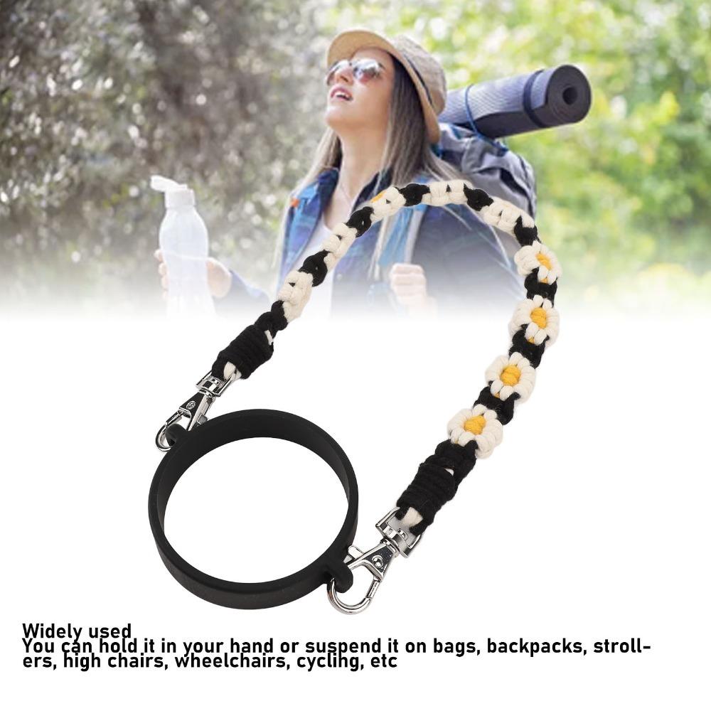 Hand Woven Water Bottle Lanyard Portable Water Cup Rope Durable Handle Strap Handbags Black
Hand Woven Water Bottle Lanyard Portable Water Cup Rope Durable Handle Strap Handbags Black