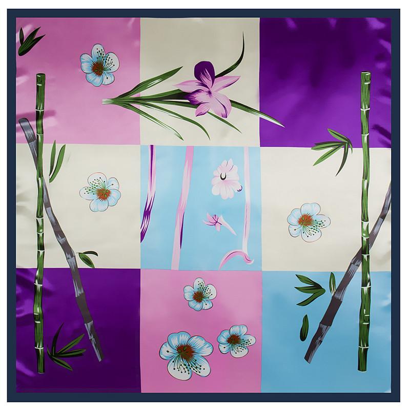 Fashion Square Scarf 2024 New Bamboo Orchid Silk Scarf For Women Hijab Shawl Luxury Brand Foulard Plaid Scarves Wraps For Ladies
Fashion Square Scarf 2024 New Bamboo Orchid Silk Scarf For Women Hijab Shawl Luxury Brand Foulard Plaid Scarves Wraps For Ladies