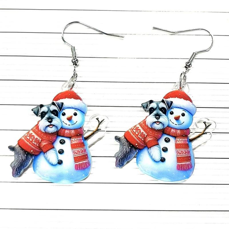CAOSHI Temperament Sweet Dangle Earrings for Women Cute Pink Snowman Design Christmas Zircon Gifts Accessories Minimalist Gift
CAOSHI Temperament Sweet Dangle Earrings for Women Cute Pink Snowman Design Christmas Zircon Gifts Accessories Minimalist Gift