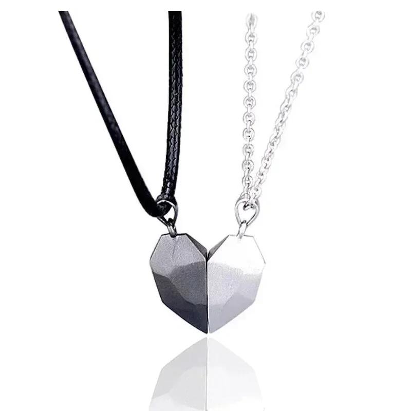 Love Magnet Magnet Couple Necklace Peach Heart Magnet Couple Necklace A Pair of Heart-shaped Pendant Collarbone Chains Necklaces A
Love Magnet Magnet Couple Necklace Peach Heart Magnet Couple Necklace A Pair of Heart-shaped Pendant Collarbone Chains Necklaces A