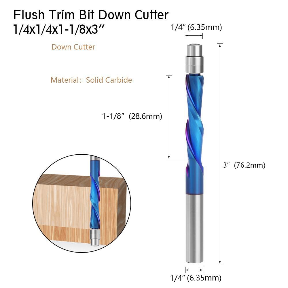1/4 Shank Alloy Milling Cutter for Engraving Wood,MDF Woodworking Router Bit Tools Carving Cutter - Compression Cutter 1/4*1*3 Type A
1/4 Shank Alloy Milling Cutter for Engraving Wood,MDF Woodworking Router Bit Tools Carving Cutter - Compression Cutter 1/4*1*3 Type A