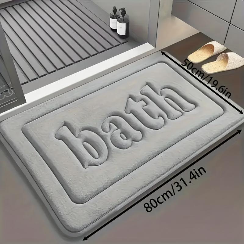 Ultra-Soft Absorbent Bath Mat - 25D Thick, Non-Slip, Machine Washable Luxury Memory Foam Bath Mat - Quick-Dry 400MMx600MM темно-серого
Ultra-Soft Absorbent Bath Mat - 25D Thick, Non-Slip, Machine Washable Luxury Memory Foam Bath Mat - Quick-Dry 400MMx600MM темно-серого