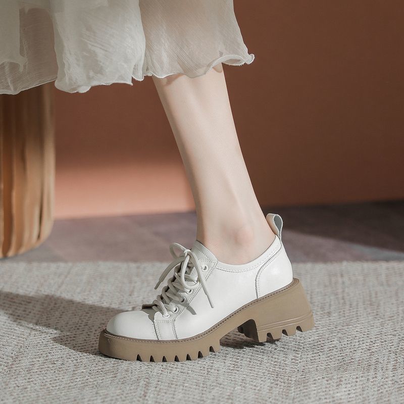 Off-white British style lace-up small leather shoes for women s 2024 spring and autumn new soft leather platform JK Japanese thick high-heeled sin 40
Off-white British style lace-up small leather shoes for women s 2024 spring and autumn new soft leather platform JK Japanese thick high-heeled sin 40