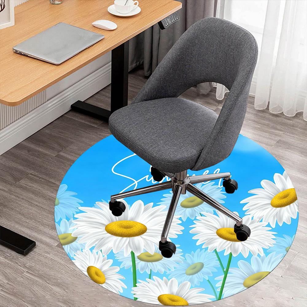 1pc summer daisies Round Chair mat office Area Rug - Non-Slip, Floor Mat for Office, Bedroom, Ideal home decor gift c0112144 80cm
1pc summer daisies Round Chair mat office Area Rug - Non-Slip, Floor Mat for Office, Bedroom, Ideal home decor gift c0112144 80cm