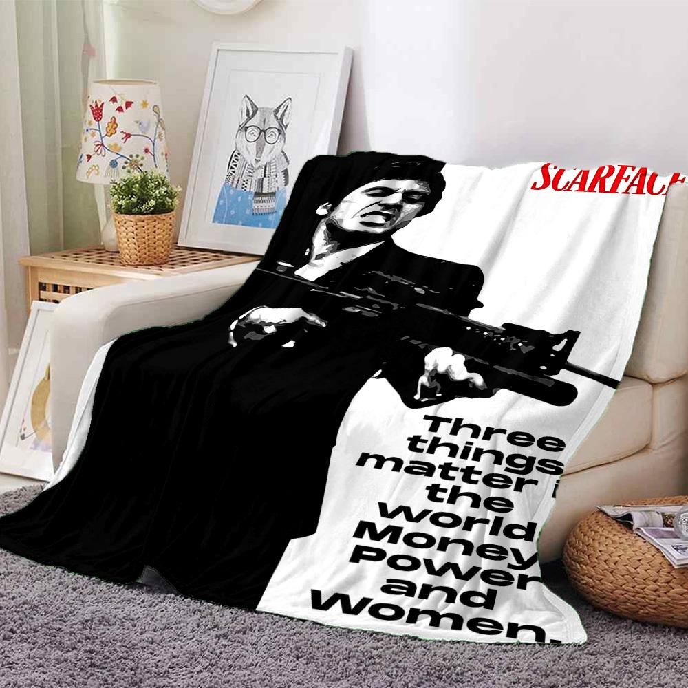 1pc Scarface Money Soft Flannel All-Season Throw for Home, Office, Outdoor UseDurable Comfort 100455 80cmx120cm(31inx47in)
1pc Scarface Money Soft Flannel All-Season Throw for Home, Office, Outdoor UseDurable Comfort 100455 80cmx120cm(31inx47in)