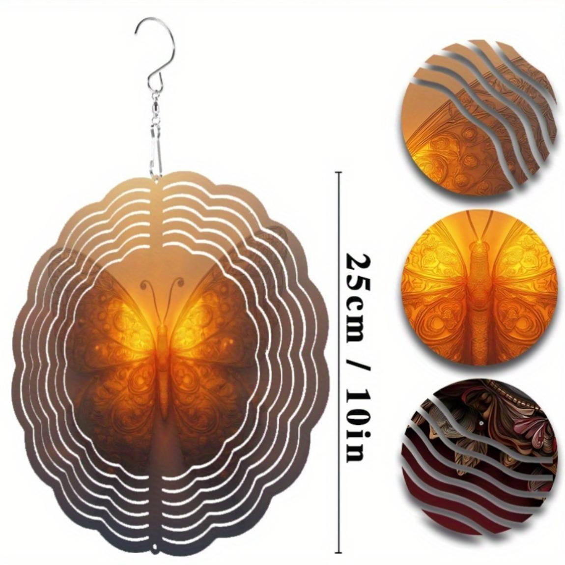 10 Inch Metal Wind Chime with Butterfly Design for Garden Patio Balcony Decor All Season No Electricity Needed 01A
10 Inch Metal Wind Chime with Butterfly Design for Garden Patio Balcony Decor All Season No Electricity Needed 01A