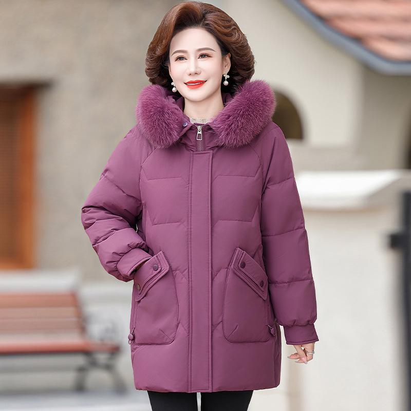 Women s Mid-Length Duck Down Maternity Jacket - 2025 Winter Collection with Fur Collar for Stylish Middle-Aged & Elderly 4XL (135-150 lbs) рожевий червоний колір
Women s Mid-Length Duck Down Maternity Jacket - 2025 Winter Collection with Fur Collar for Stylish Middle-Aged & Elderly 4XL (135-150 lbs) рожевий червоний колір