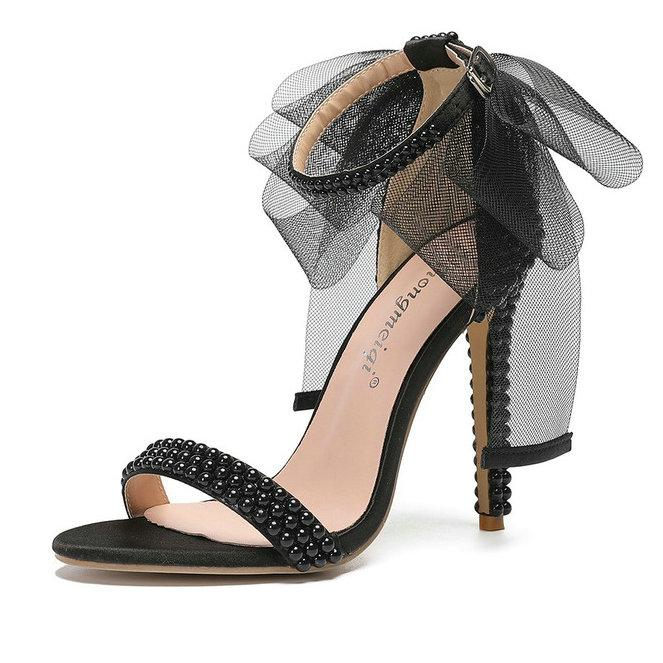 Fish Mouth High Heels Shallow Mouth Rhinestone Pearl Sandals Women s Wedding Bride Shoe 43 чорний
Fish Mouth High Heels Shallow Mouth Rhinestone Pearl Sandals Women s Wedding Bride Shoe 43 чорний