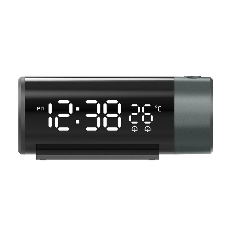 LED Screen Projection Alarm Clock with Double Alarms and Temperature Monitoring -9~+39°C Temperature Detection Ranges 1
LED Screen Projection Alarm Clock with Double Alarms and Temperature Monitoring -9~+39°C Temperature Detection Ranges 1