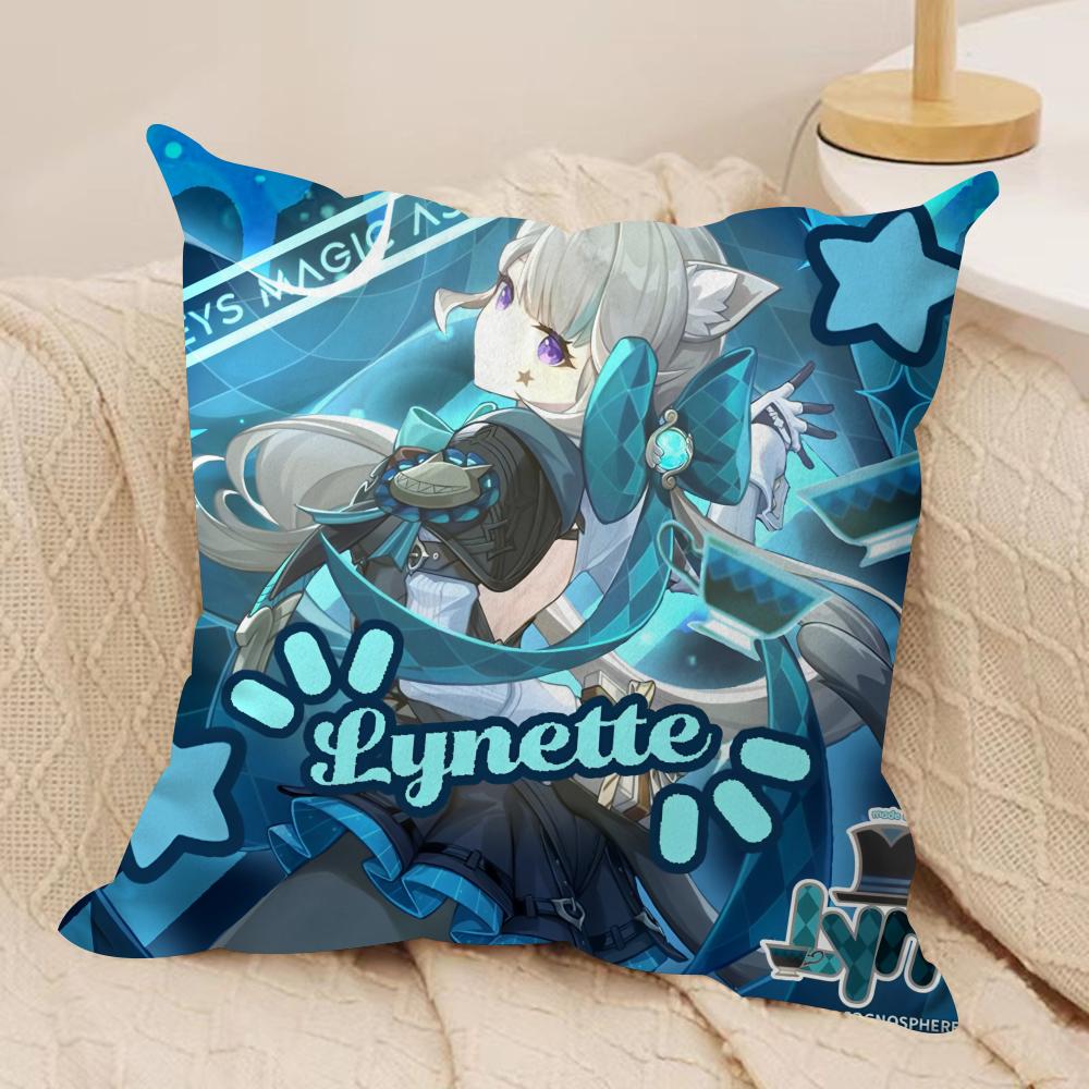 Lynette genshin impact cute Cushion Cover Silky Short Plush Invisible Zipper Dustproof Sofa Pillow Case for Home Decor 30x30cm
Lynette genshin impact cute Cushion Cover Silky Short Plush Invisible Zipper Dustproof Sofa Pillow Case for Home Decor 30x30cm