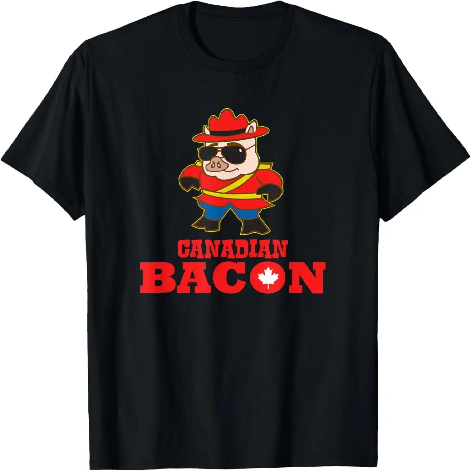 Canadian Bacon Funny Police Pig Graphic Canada Humor T-Shirt XXXXXL чорний
Canadian Bacon Funny Police Pig Graphic Canada Humor T-Shirt XXXXXL чорний