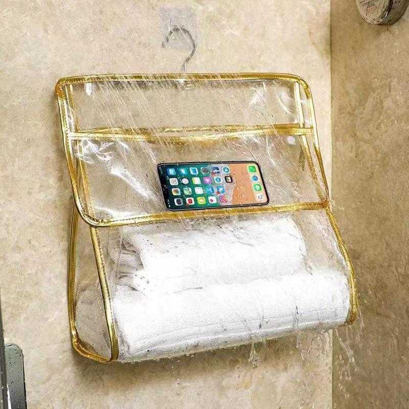 1pc Bathroom Waterproof Storage Hanging Bag Shower Phone Towel Clothes Storage Bag Wall Hanging Organizer Bathroom Accessories
1pc Bathroom Waterproof Storage Hanging Bag Shower Phone Towel Clothes Storage Bag Wall Hanging Organizer Bathroom Accessories