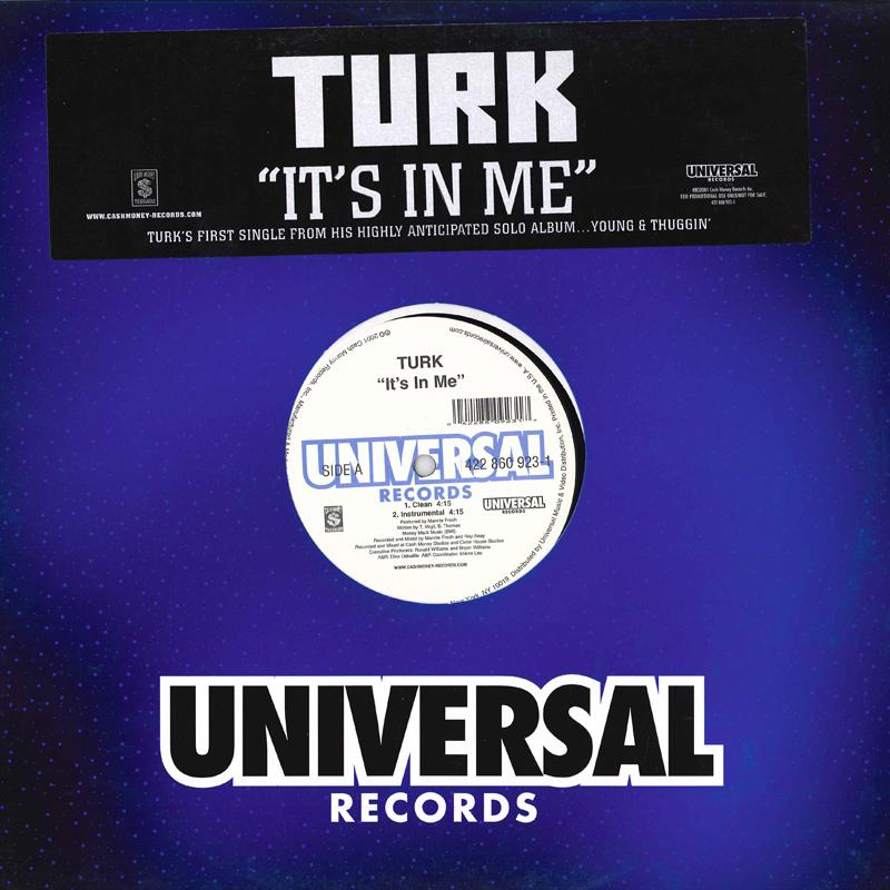 12inch Record TURK - It s In Me 4228609231 CASH MONEY 2001 US Rap & Hip-Hop/R&B Used
12inch Record TURK - It s In Me 4228609231 CASH MONEY 2001 US Rap & Hip-Hop/R&B Used