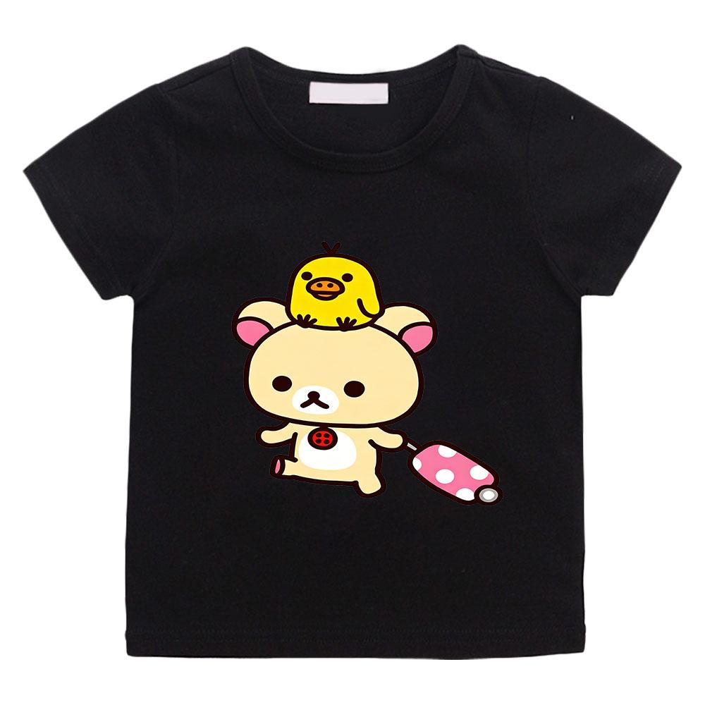 Rilakkuma Cartoon Print T-shirt 100% Cotton Kawaii Boys Girls Kids Clothing Short Sleeves Sports Manga Comic Cute Tees Summer 100 чёрный
Rilakkuma Cartoon Print T-shirt 100% Cotton Kawaii Boys Girls Kids Clothing Short Sleeves Sports Manga Comic Cute Tees Summer 100 чёрный