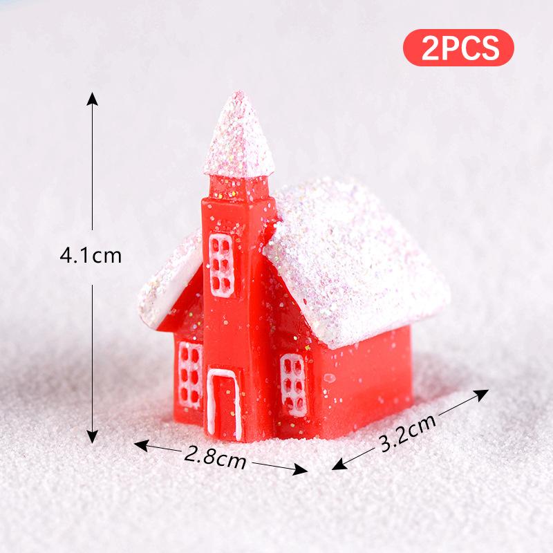 2/4 шт. Рождественский домик Снежная сцена Украшение Конфетный Красный Домик-торт Украшение Смоляная поделка Подарок A2
2/4 шт. Рождественский домик Снежная сцена Украшение Конфетный Красный Домик-торт Украшение Смоляная поделка Подарок A2