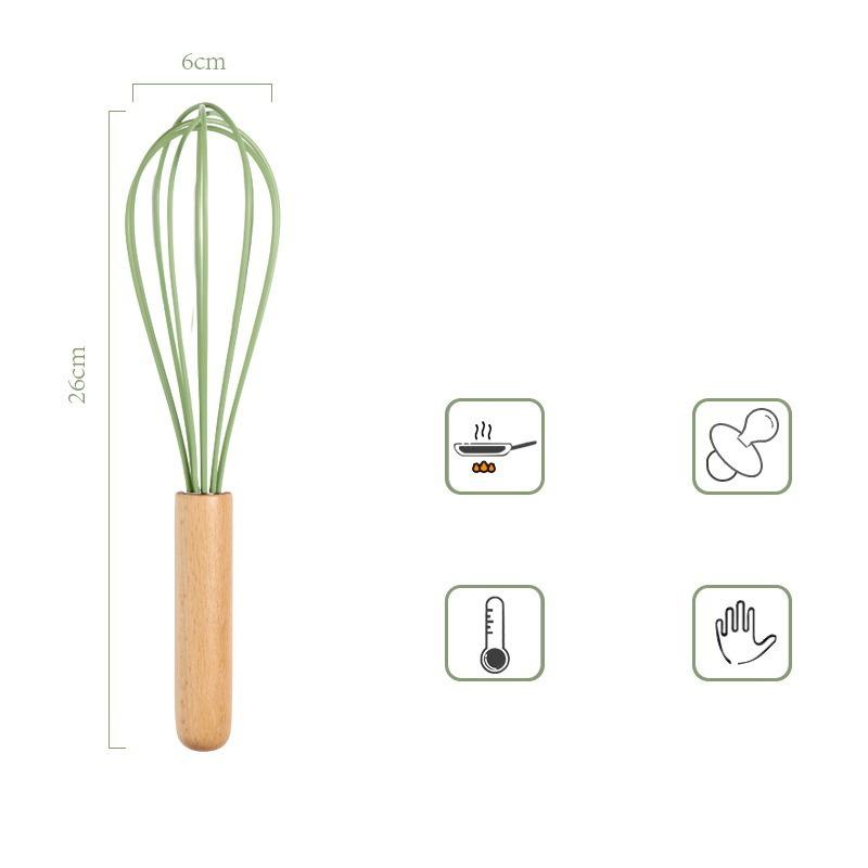 Новый авокадо зеленый силиконовый кухонный набор инструментов для приготовления пищи с деревянной ручкой антипригарный шпатель половник венчики для взбивания яиц совок
Новый авокадо зеленый силиконовый кухонный набор инструментов для приготовления пищи с деревянной ручкой антипригарный шпатель половник венчики для взбивания яиц совок