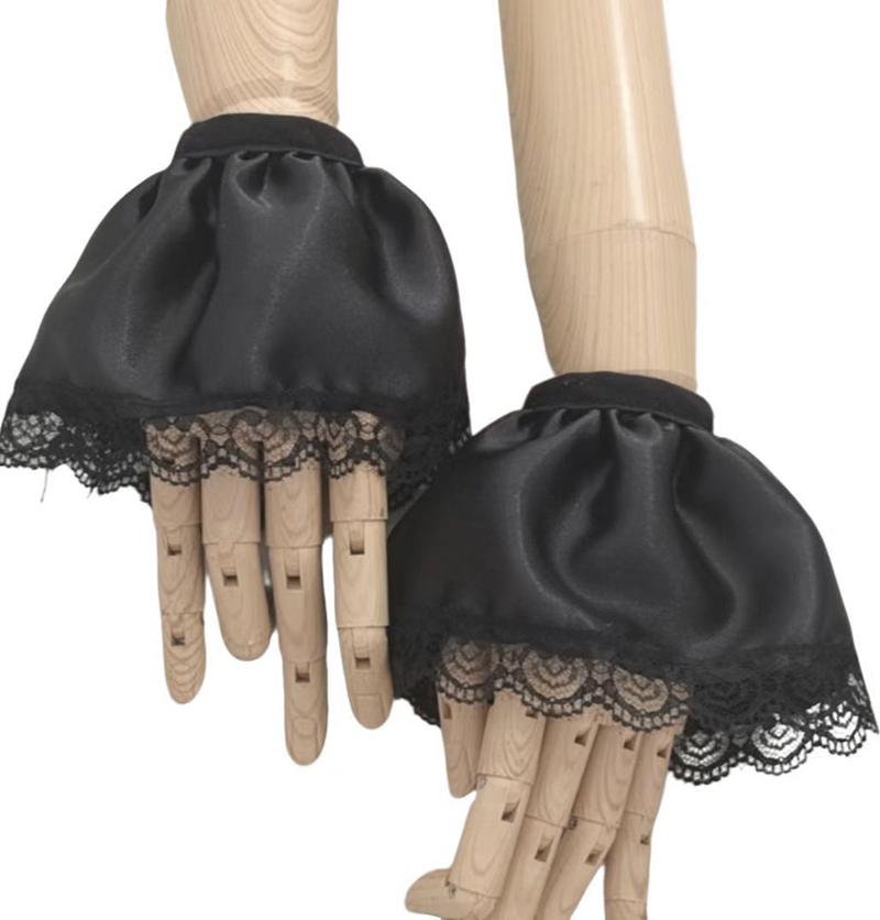 Декоративные рукава-манжеты для свитера, съемные, для рубашки, с оборками, расклешенные от локтя, накладные рукава, аксессуары для праздничной одежды
Декоративные рукава-манжеты для свитера, съемные, для рубашки, с оборками, расклешенные от локтя, накладные рукава, аксессуары для праздничной одежды