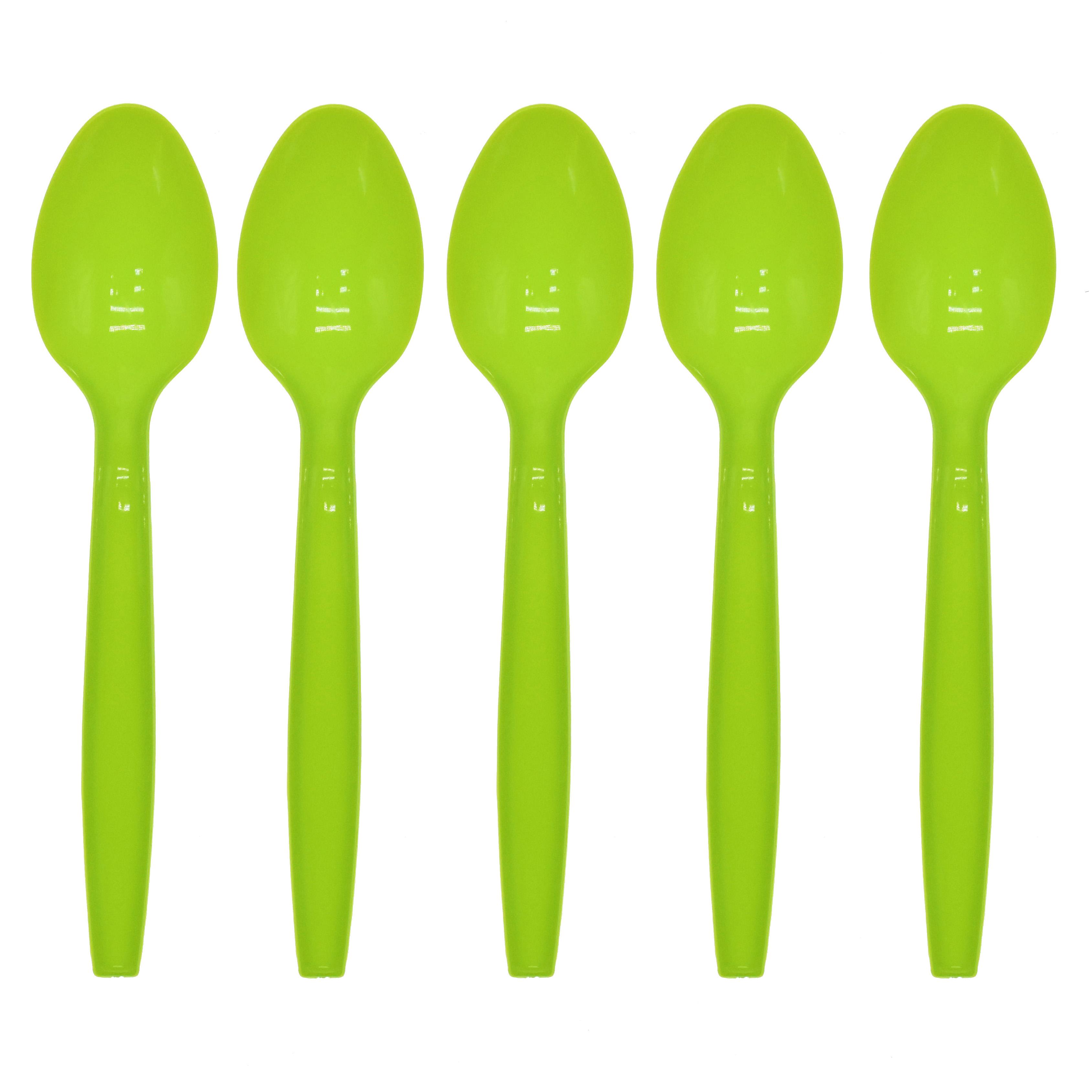 Пластиковые Синие Желтые Зеленые Черные Фиолетовые Ножи Вилки Ложки День Рождения Вечеринка Свадьба Юбилей Одноразовая Посуда Поставки