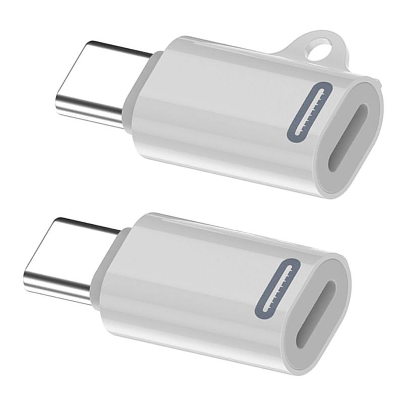 U2-058-LT020 2PCS Type C Male to iP Female 27W Power 480Mbps Data Adapter for Phone Tablet Laptop As Shown A
U2-058-LT020 2PCS Type C Male to iP Female 27W Power 480Mbps Data Adapter for Phone Tablet Laptop As Shown A