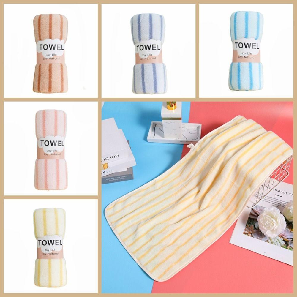 Quick Drying Coral Velvet Towel Absorbent Face Towel Soft Striped Towel Household 30x60cm кавовий
Quick Drying Coral Velvet Towel Absorbent Face Towel Soft Striped Towel Household 30x60cm кавовий