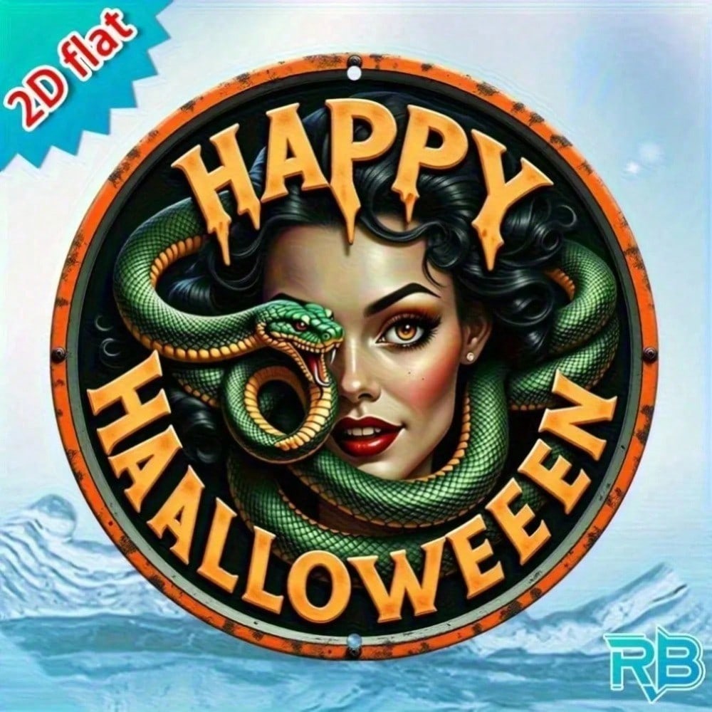 Halloween Snake Woman Decal Spooky Self Adhesive Vinyl Sticker for Indoor Outdoor Home Wall Decor 20x20 різнокольоровий
Halloween Snake Woman Decal Spooky Self Adhesive Vinyl Sticker for Indoor Outdoor Home Wall Decor 20x20 різнокольоровий
